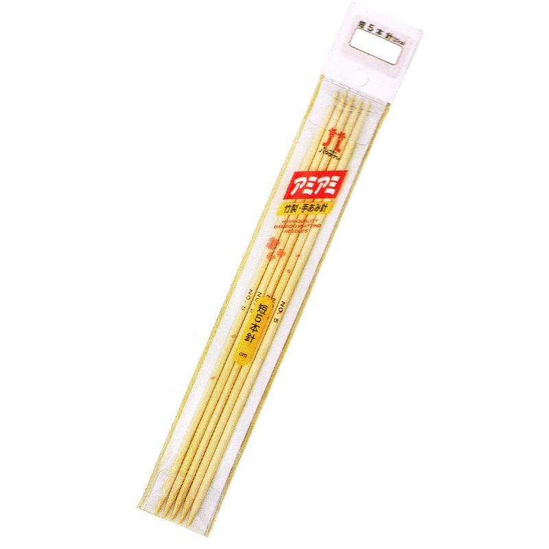 Hamanaka H250-300-5 Knitting Needle (Bamboo) 20cm No.5 (3.6mm)