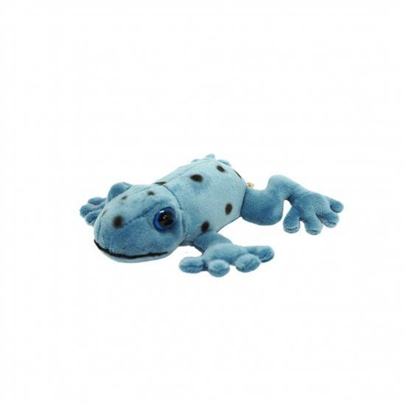TAKE OFF ANIMANIA Plush Doll Magnet Cobalt Poison Dart Frog