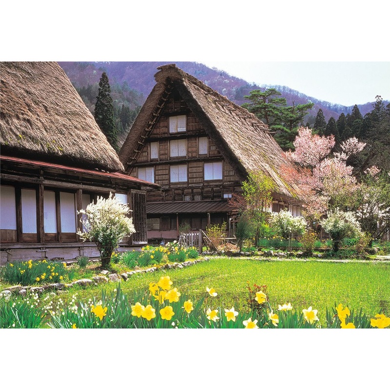 Yanoman Jigsaw Puzzle 03-870 Shirakawa-go Gifu Japan (300 Pieces)