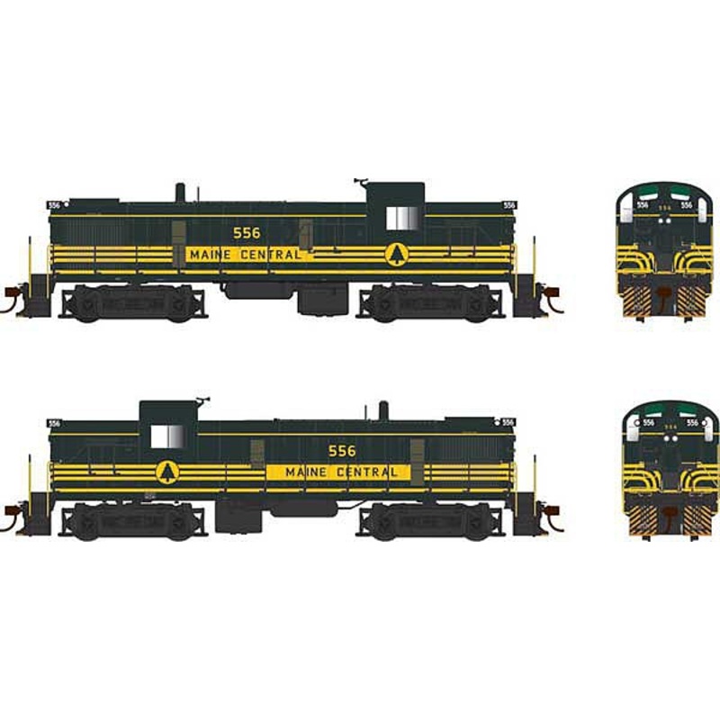 Alco RS-3 Phase 3 Maine Central #557 DCC