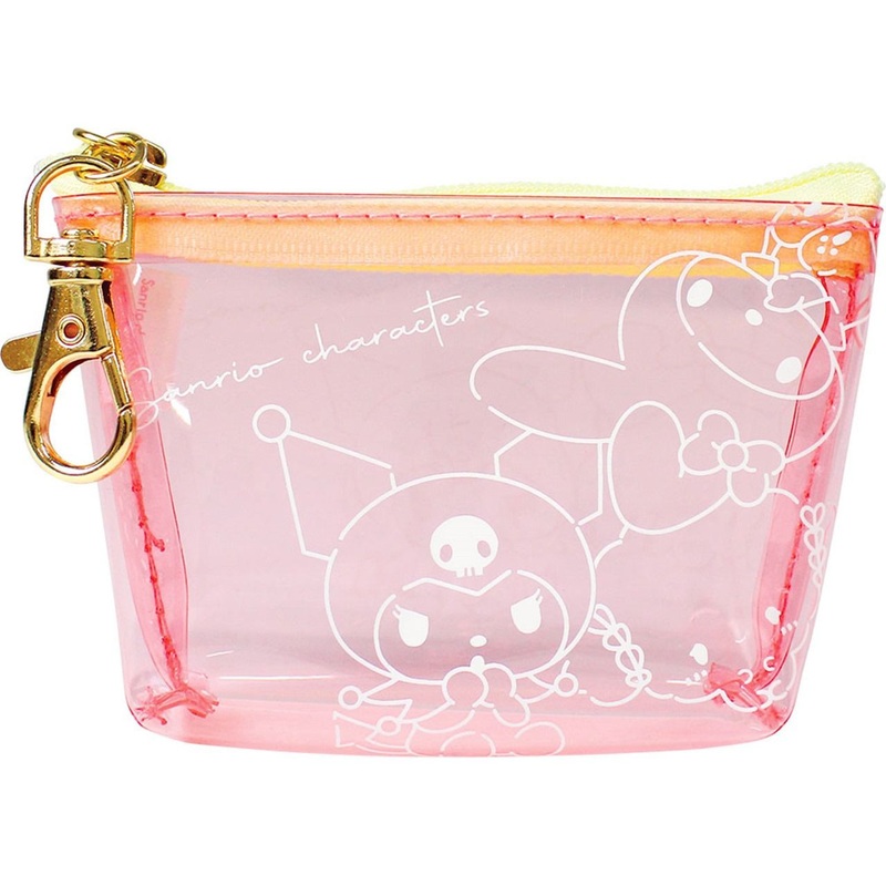 T’s Factory Sanrio Triangular Clear Pouch – My Melody & Kuromi