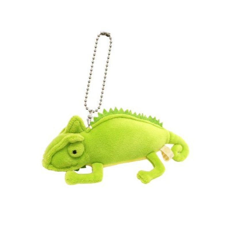 TAKE OFF ANIMANIA Plush Doll Key Chain Chameleon