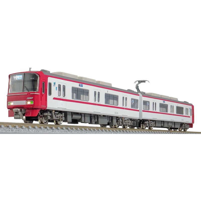Greenmax 31721 Meitetsu Series 3100 2nd Edition (New Painting/3118 Configuration) 2 Cars Add-on Set (N scale)