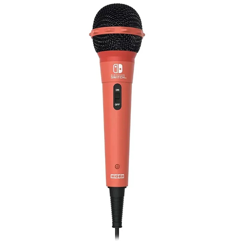 Hori Karaoke Microphone for Nintendo Switch Red (Nintendo Official Licensed)