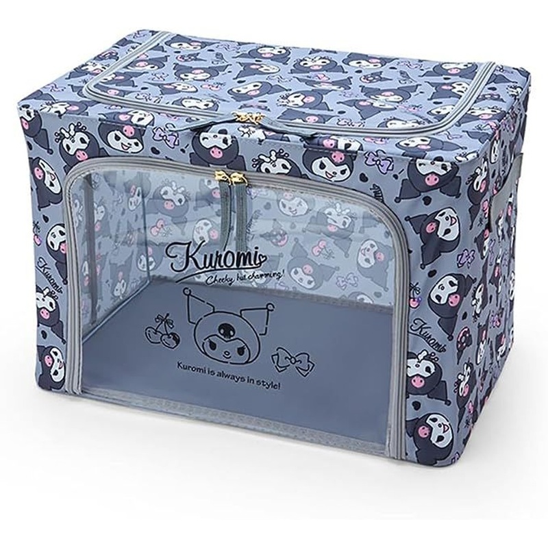 Sanrio Stackable & Foldable Storage Case with Window – Kuromi