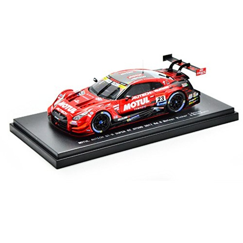 Ebbro 45504 SUPER GT GT500 2017 MOTUL AUTECH GT-R Rd.8 Motegi Winner No.23 1/43