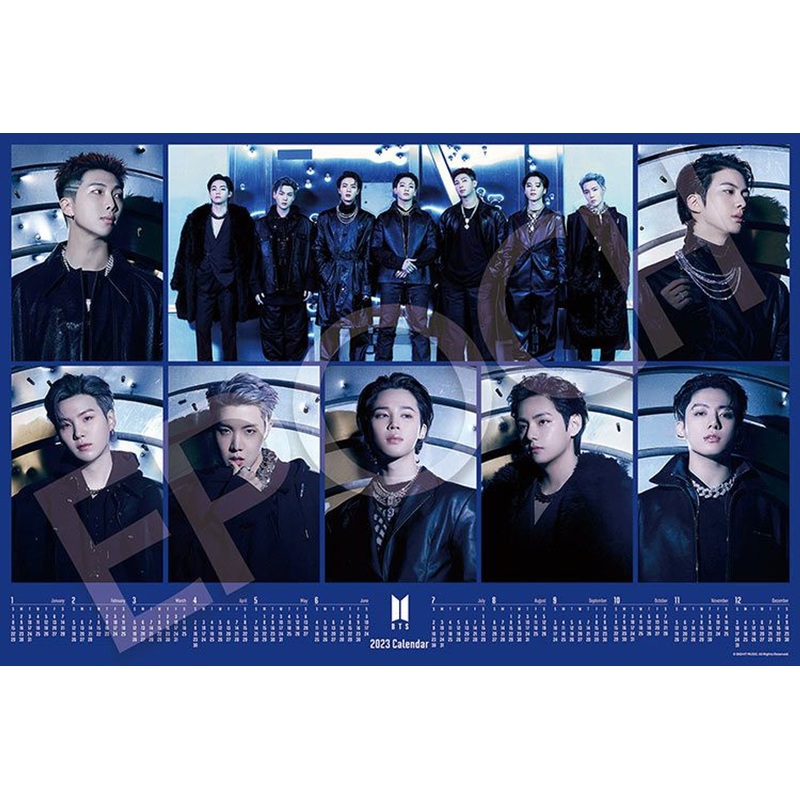 Epoch 13-044s Jigsaw Puzzle Proof 2023 Calender (BTS) (1000 Pieces)