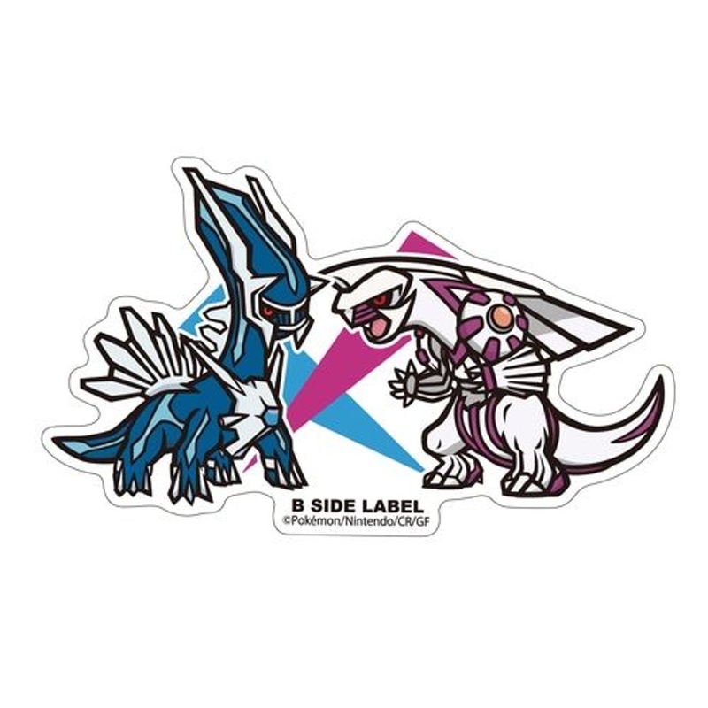 Pokemon Center B-SIDE LABEL BIG Sticker Dialga & Palkia
