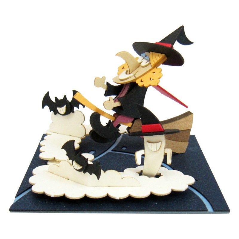 Sankei MP05-18 Halloween Witch Non-Scale Miniature Art Paper Kits Paper Kits