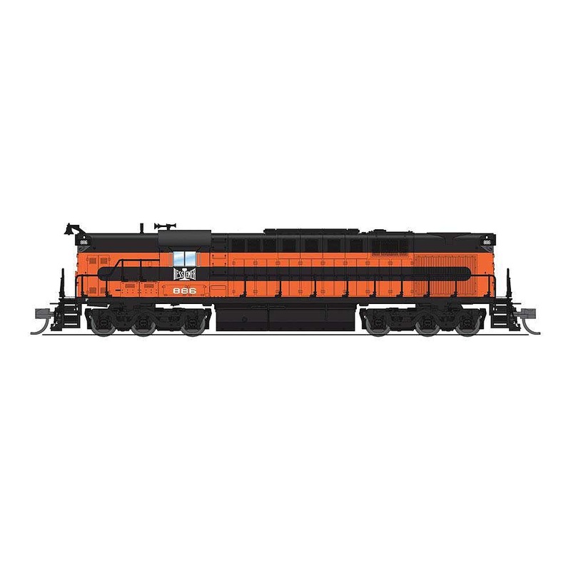 Alco RSD-15 B&LE #886 Orange & Black