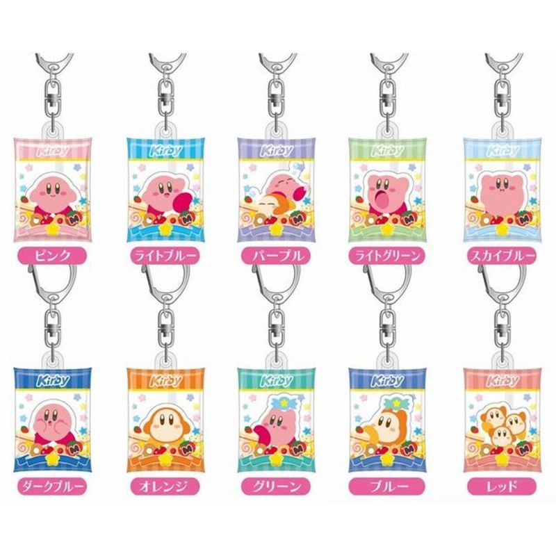 HASEPRO Kirby Fuwa Fuwa Plushy Key Chain 10pcs Box
