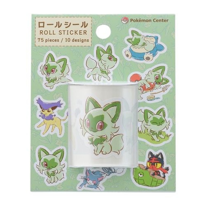 Pokemon Center Original Roll Sticker Sprigatito