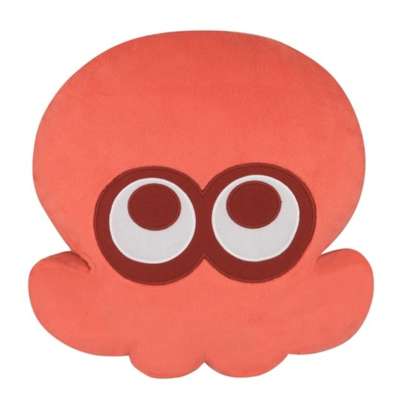 San-ei Cushion Splatoon 3 Octopus Red