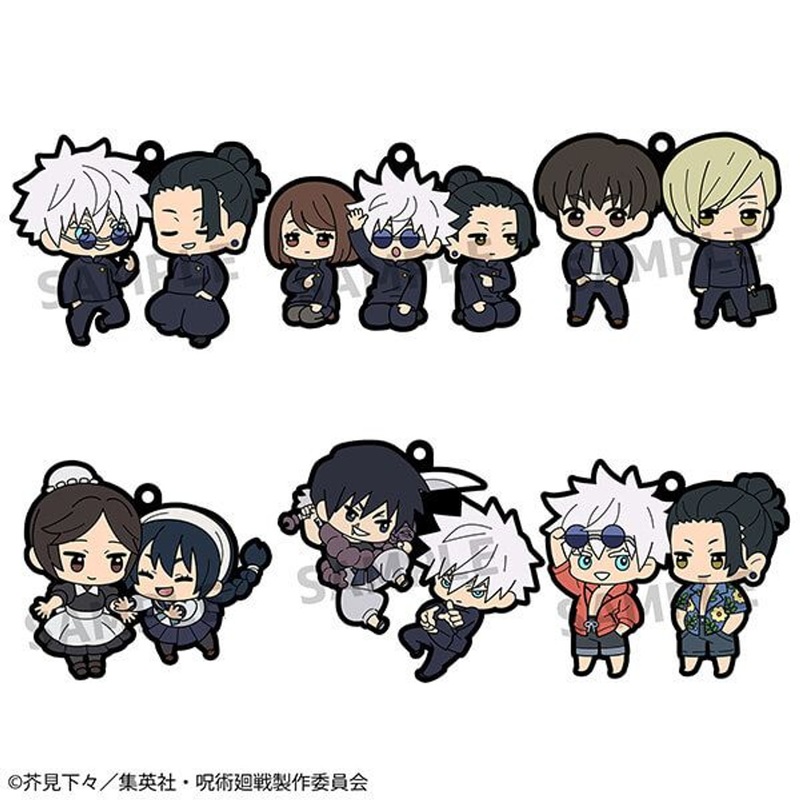 Megahouse Rubber Mascot Buddy Colle Jujutsu Kaisen Vol.4 Kaigyoku/Gyokusetsu 6pcs Box