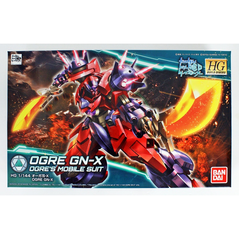 Bandai HG Gundam Build Divers 005 Ogre GN-X 1/144 Scale Kit