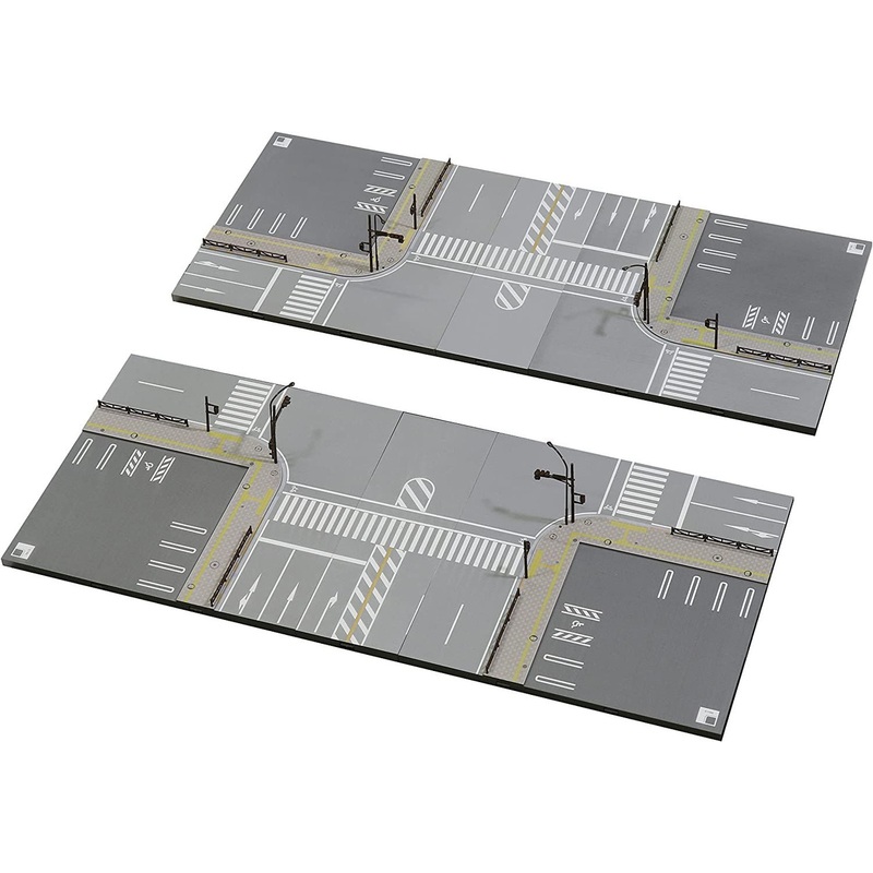 Kato 40-823 UNITRAM Expansion Set Street Corner (N scale)