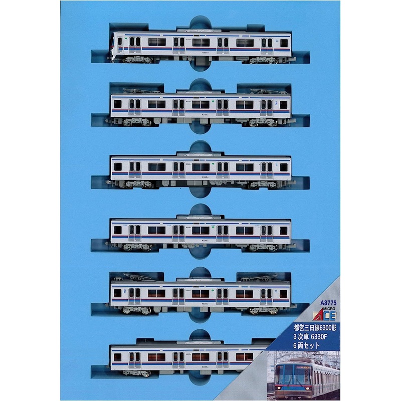 Microace A8775 Toei Mita Line Type 6300 3rd Edition 6330F 6 Cars Set (N Scale)