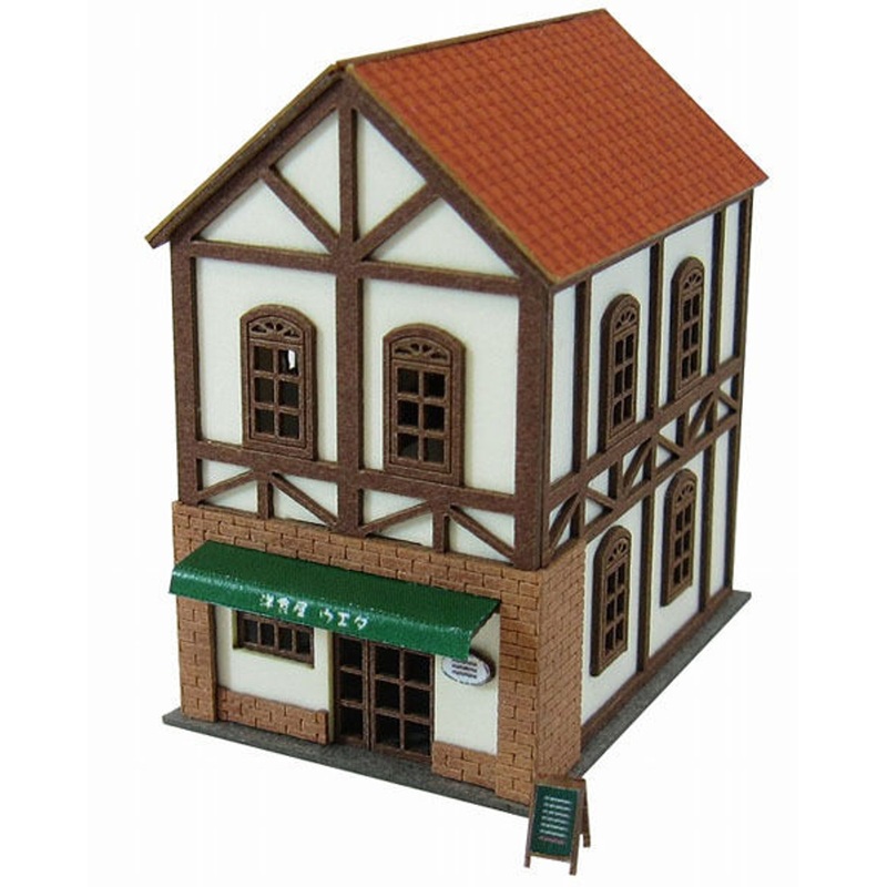 Sankei MP01-99 Restaurant A 1/220 Z Scale Paper Kits