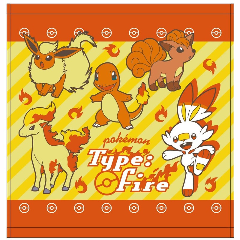 T’s Factory Pokemon Hand Towel – Fire Type