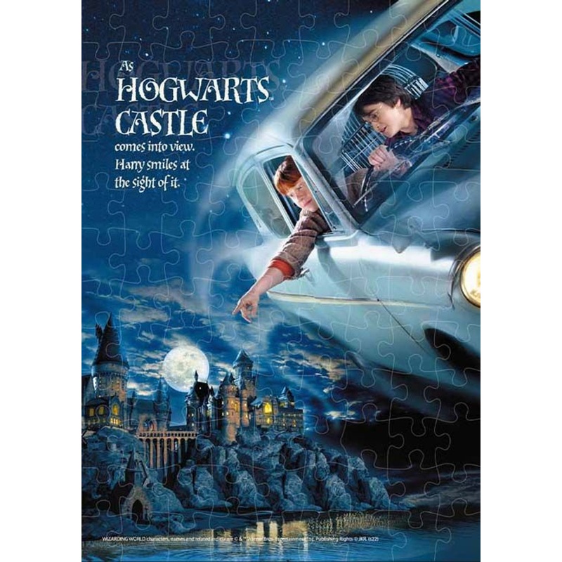 Tenyo B108-826 Jigsaw Puzzle Harry Potter Flying Car to Hogwarts (108 Pieces)