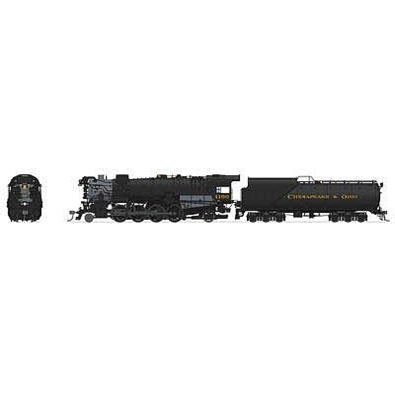 K-2 Mikado Chesapeake & Ohio #1168 DCC