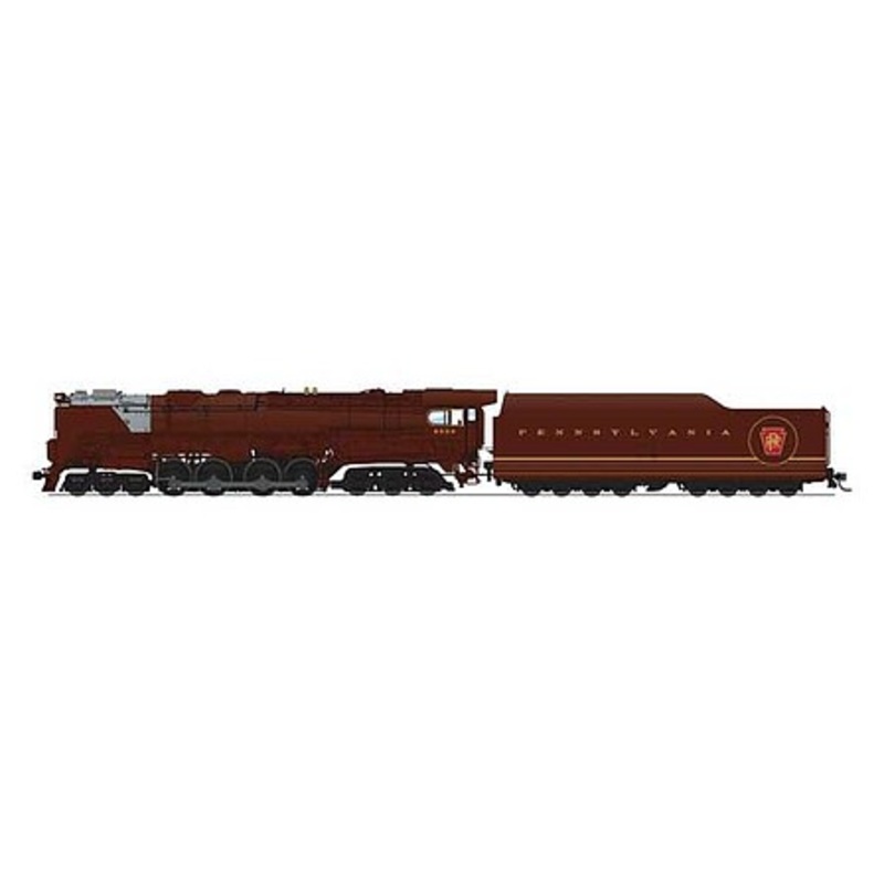PRR S2 6-8-6 Turbine #6200 Tuscan Red 5 stripe