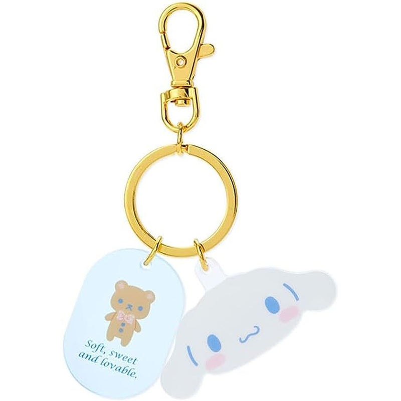 Sanrio Acrylic Face Shaped Keychain – Cinnamoroll