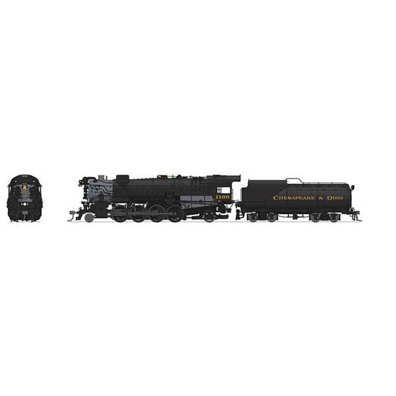 Chesapeake & Ohio K-2 Mikado #1166 DCC