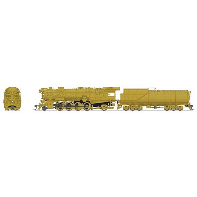 Chesapeake & Ohio K-2 Mikado Painted Brass DCC