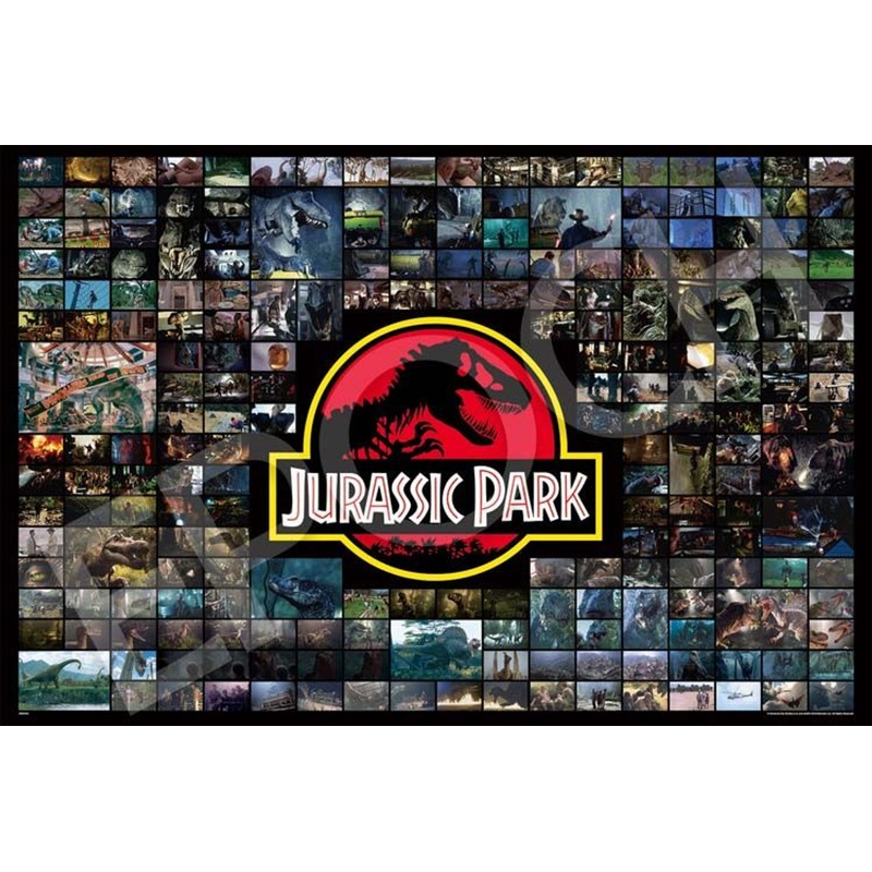 Ensky 12-523s Jigsaw Puzzle Welcome to Jurassic Park (1000 Pieces)