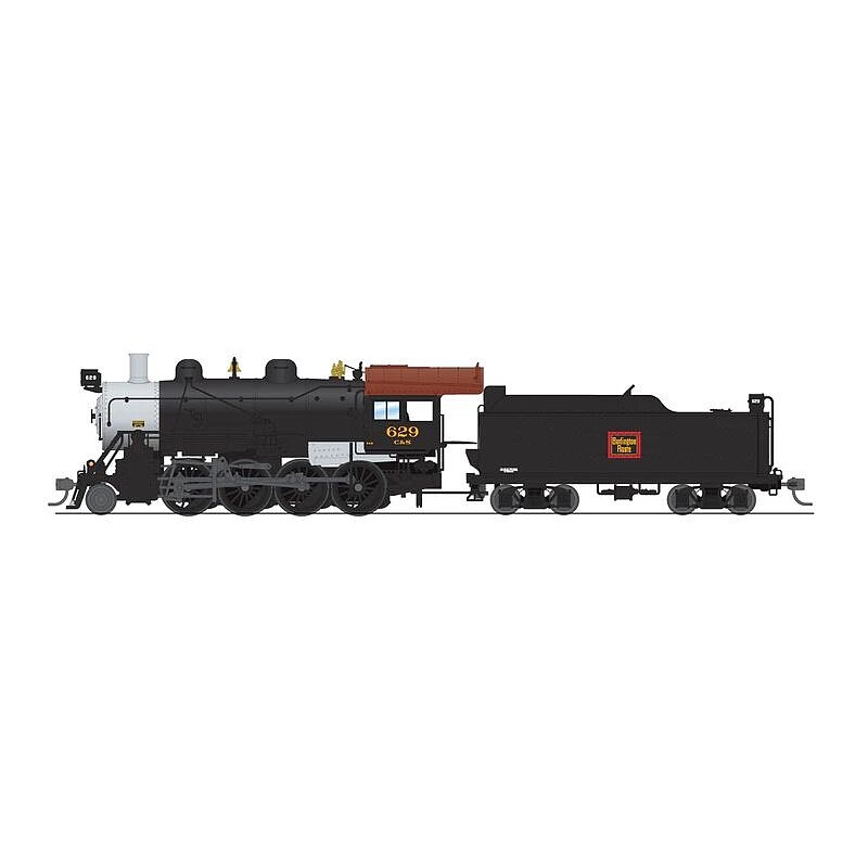 HO 2-8-0 CB&Q#634 DC/DCC/Sound/Smoke