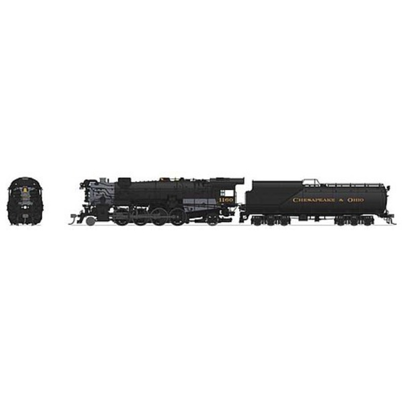 K-2 Mikado Chesapeake & Ohio #1160 DCC