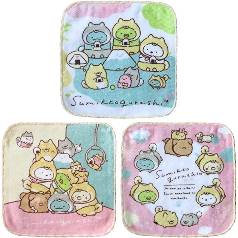 Sumikko Gurashi Mini Towel 3pcs – Puppy Pretend