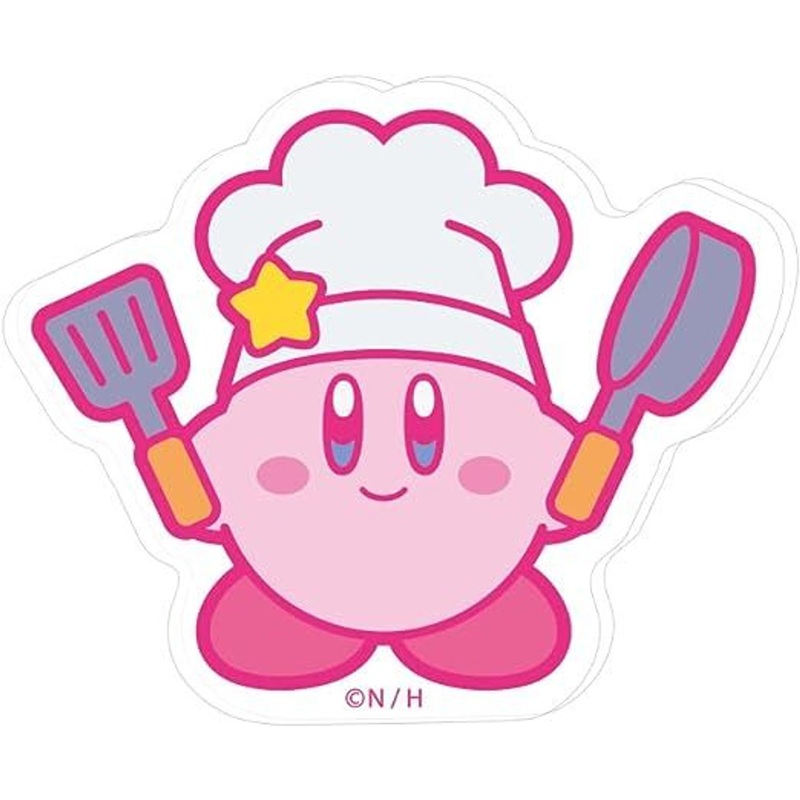 T’s Factory Kirby MUTEKI! SUTEKI! CLOSET Acrylic Sticker – Chef Kirby