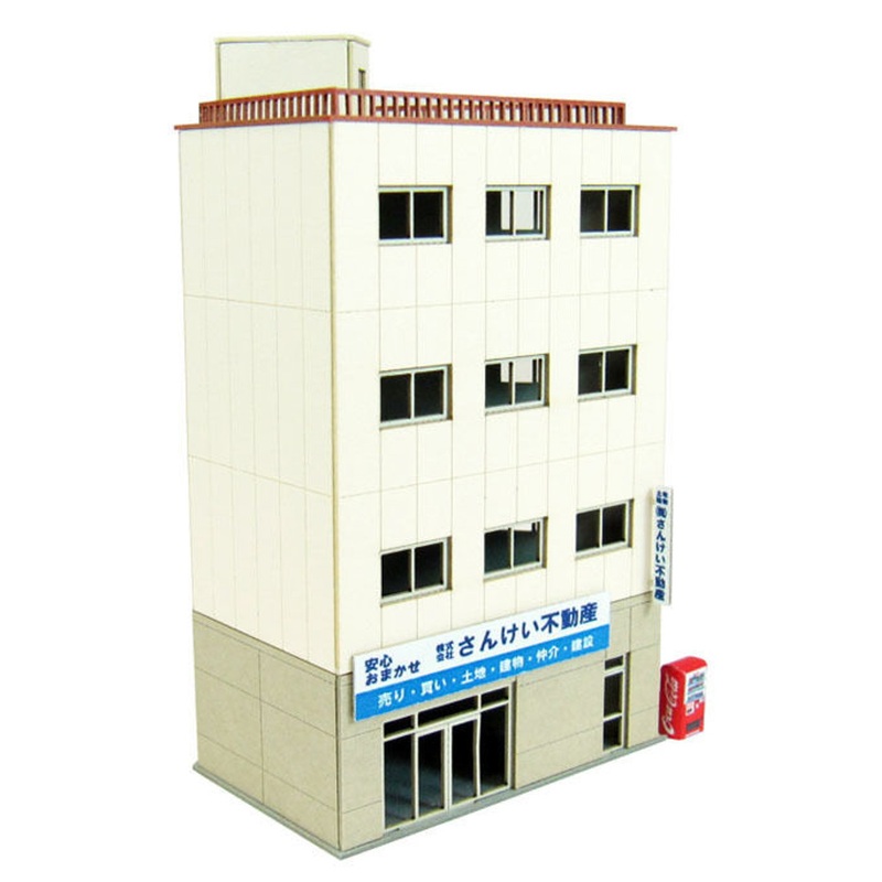 Sankei MP01-149 Building E 1/220 Z Scale Paper Kits