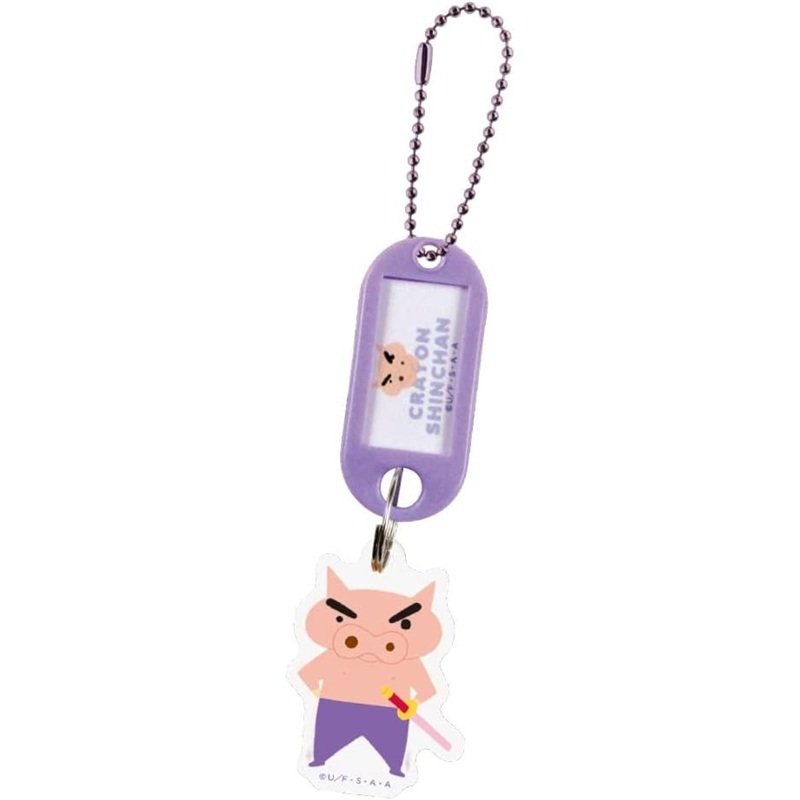 T’s Factory Name Tag Key Holder Crayon Shin-chan BuriBuriZaemon