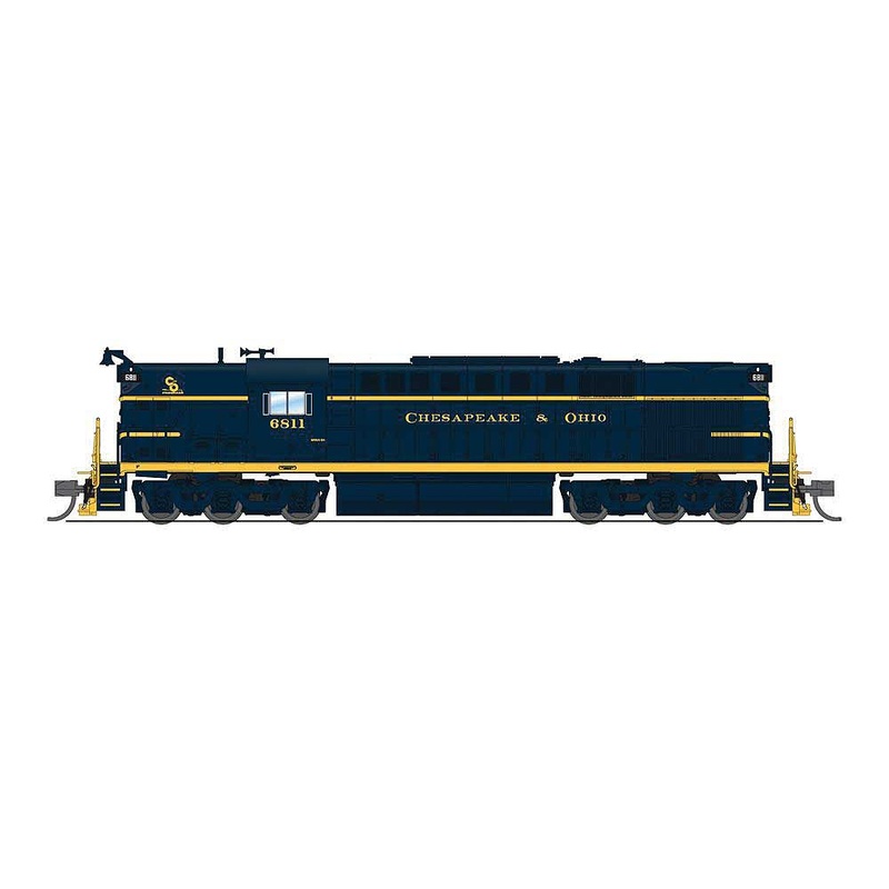 Alco RSD-7 C&O #6811 Blue & Yellow