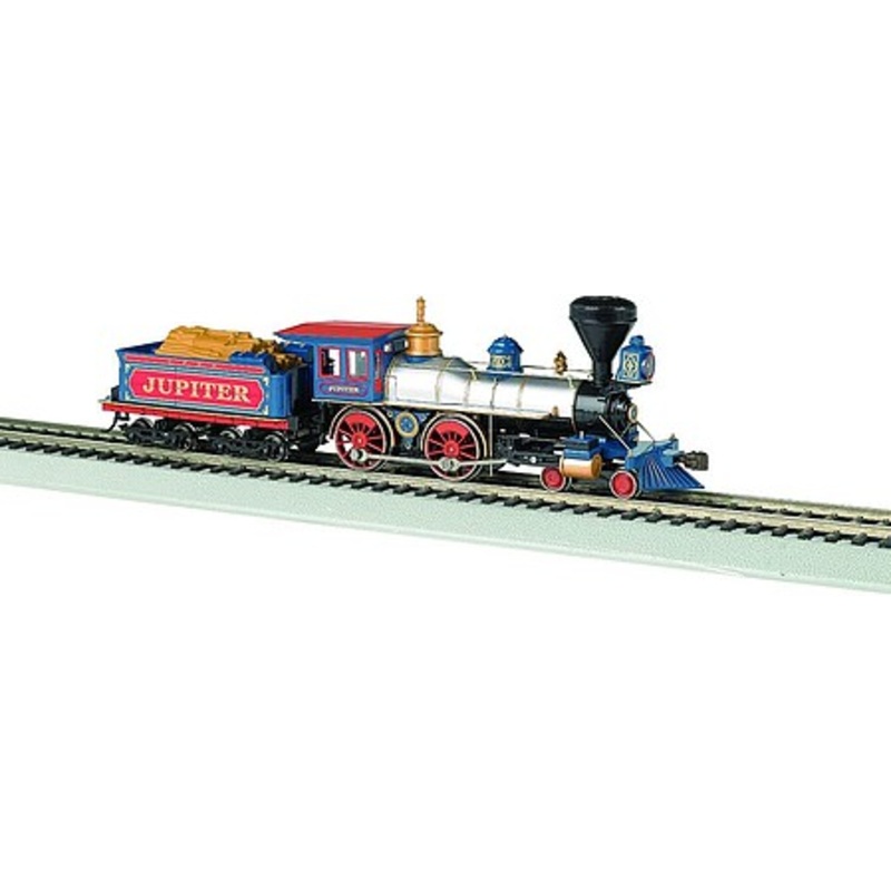 4-4-0 w/Wood Tender Load Central Pacific Jupiter
