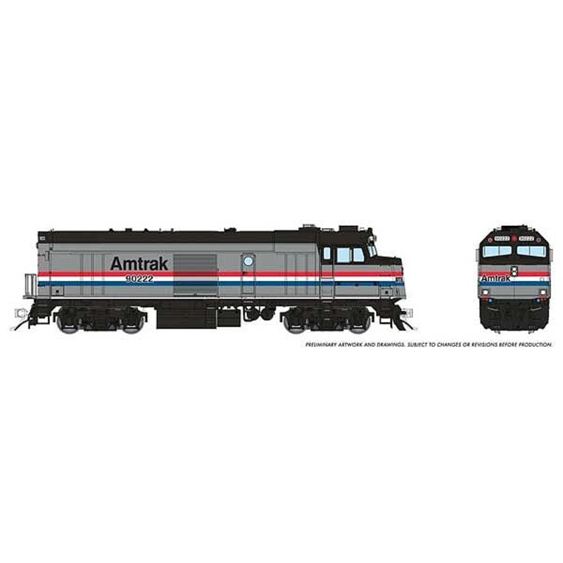 Amtrak NPCU DCC 90222