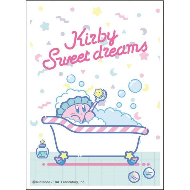 Ensky Kirby Sweet Dreams Character Card Sleeve Bath Time 65pcs