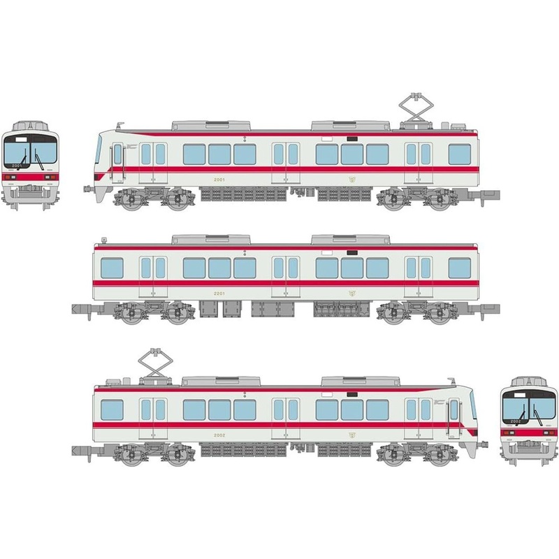 Tomytec Kobe Electric Railway Series 2000 (2001 Configuration) 3 Cars Set A (N scale)