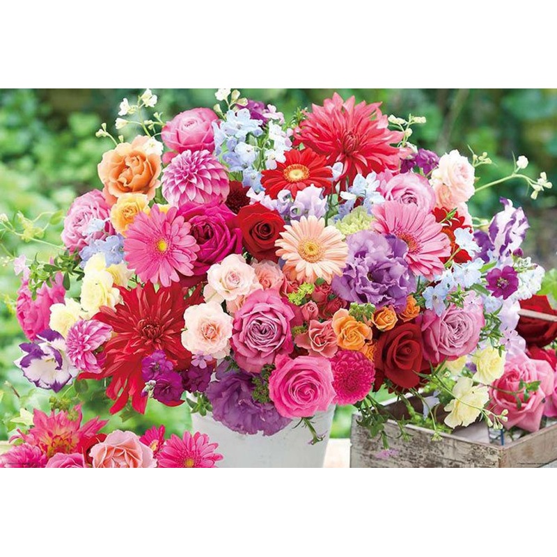 Beverly 61-447 Jigsaw Puzzle Fortune Flowers (1000 Pieces)