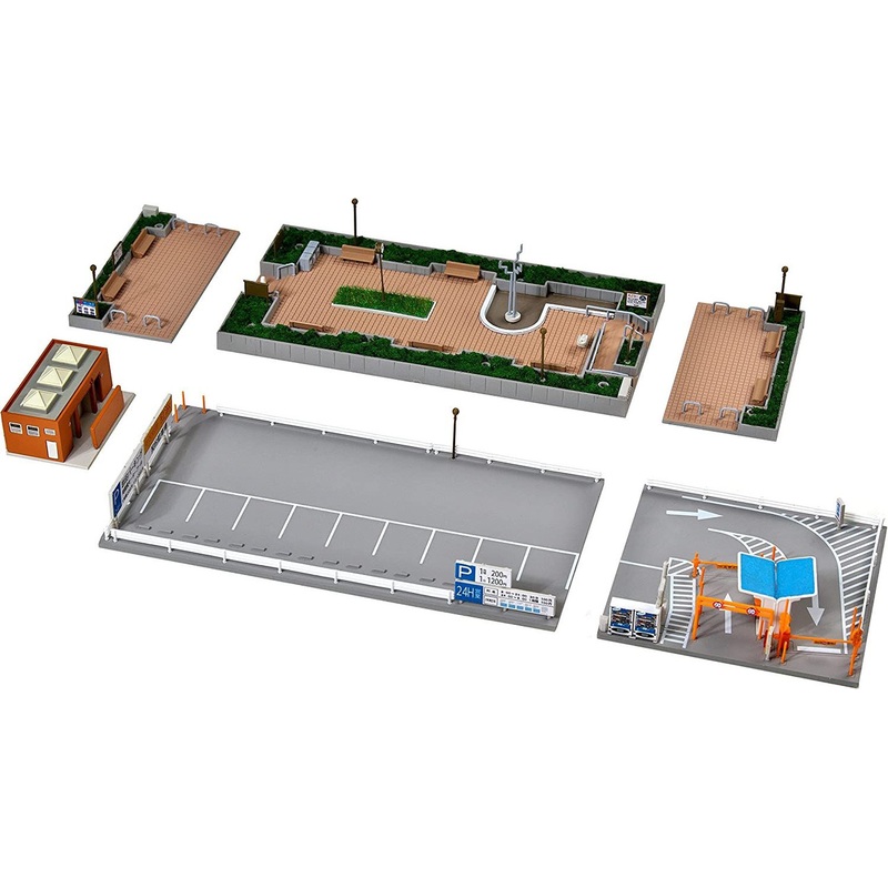 Kato 23-418 DioTown Park/Parking Lot Set (N scale)