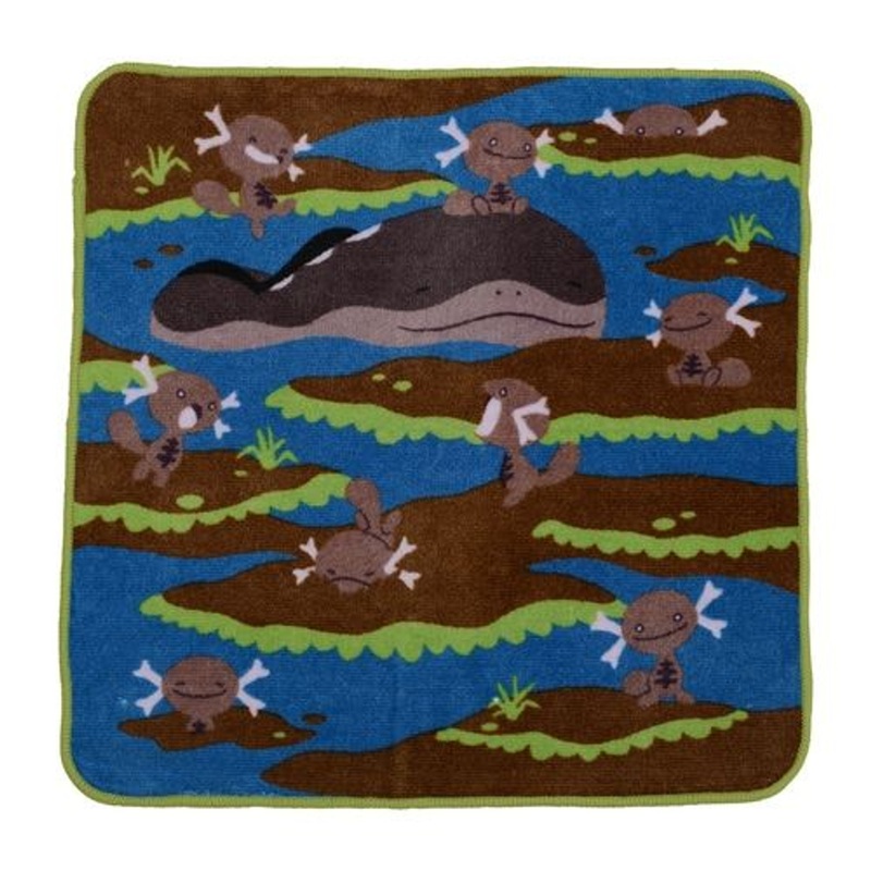Pokemon Center Original Paldea Wooper & Clodsire Mini Hand Towel