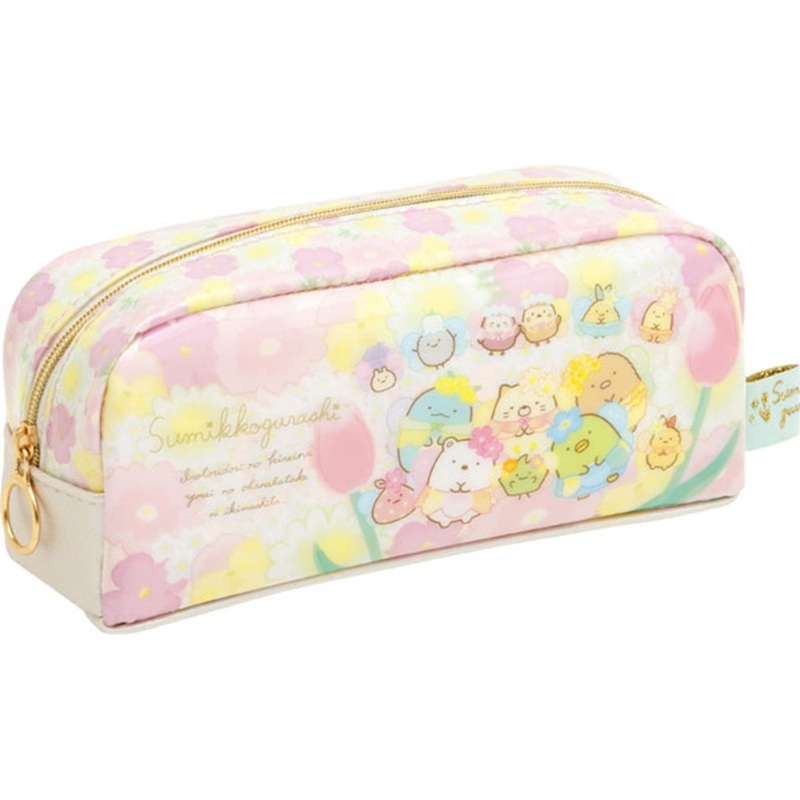 San-x Sumikko Gurashi Pen Pouch Flower Field and Zassou