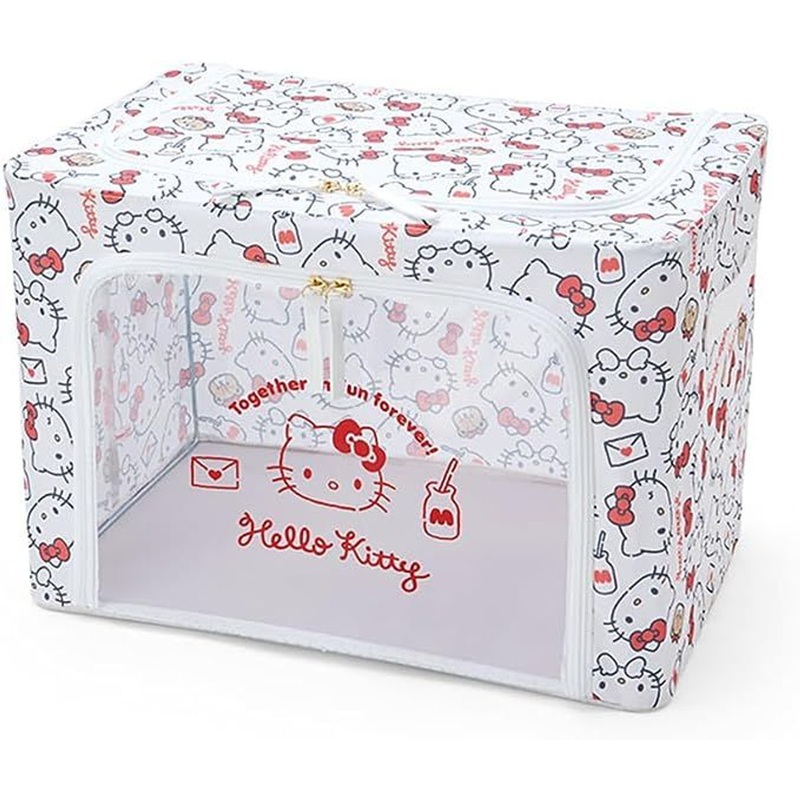 Sanrio Stackable & Foldable Storage Case with Window – Hello Kitty