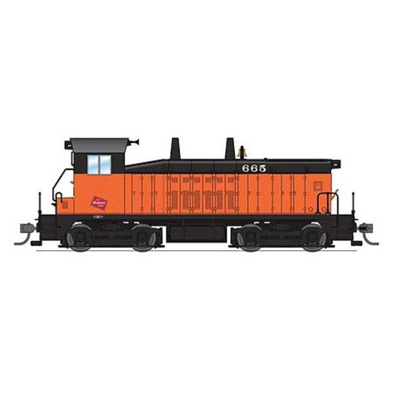 Switcher EMD NW2 Milwaukee Road #665 DCC