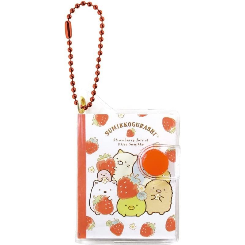 T’s Factory Mini Notebook Key Chain Sumikko Gurashi Strawberry