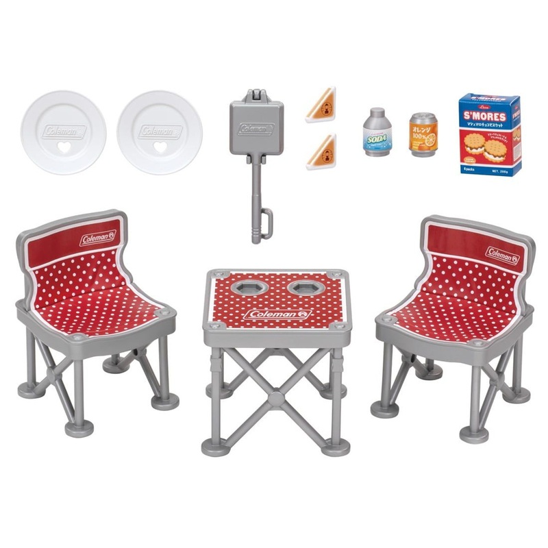 Takara Tomy Licca Doll x Coleman Camping Chairs & Table Set