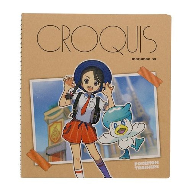 Pokemon Center Original Croquis Sketch Book – Scarlet (Pokemon Trainers)